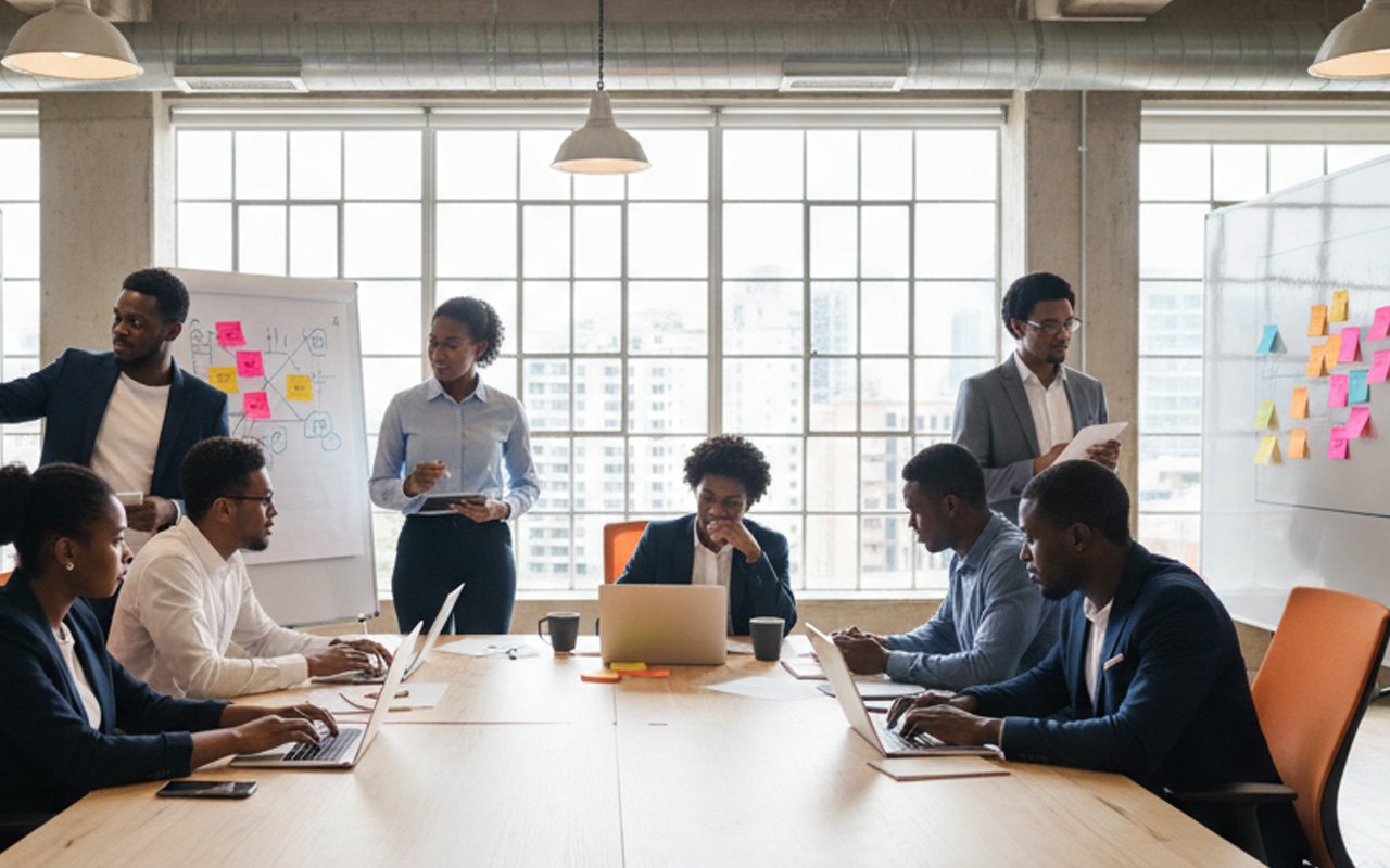 Équipe Génération Numérique au travail